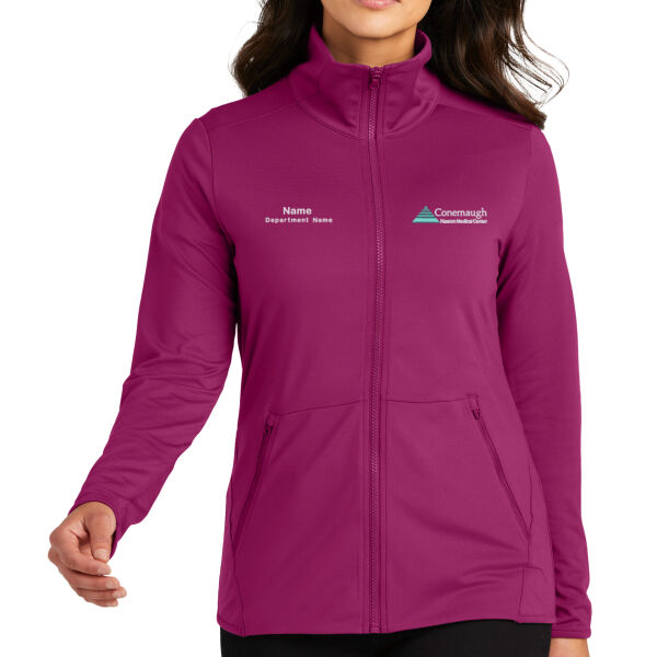 EMB_P - Women's Accord Stretch Fleece Full Zip Thumbnail
