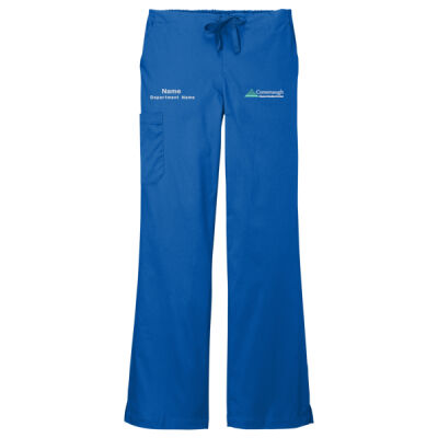EMB_P - Women's WorkFlex  Flare Leg Cargo Pant Thumbnail