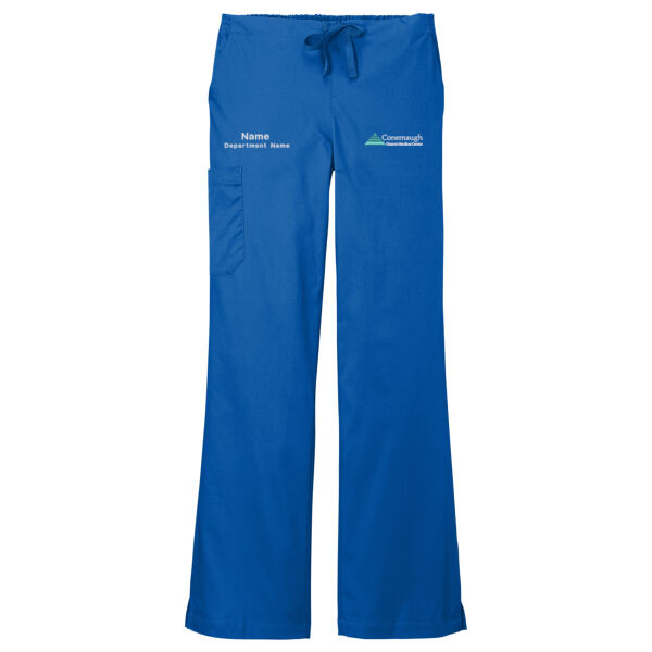 EMB_P - Women's WorkFlex  Flare Leg Cargo Pant Thumbnail