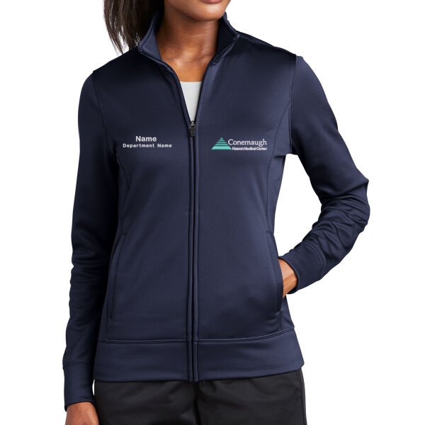 EMB_P - Ladies Sport Wick ® Fleece Full Zip Jacket Thumbnail