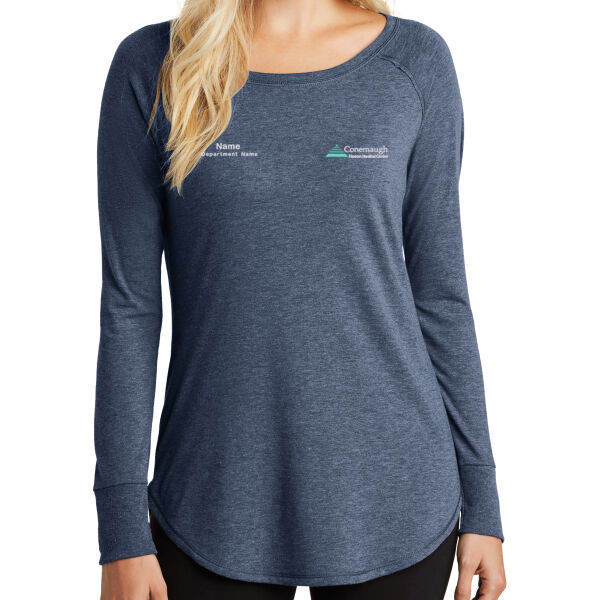 EMB_P - Women's Perfect Tri ® Long Sleeve Tunic Tee Thumbnail