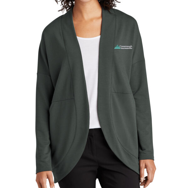 EMB - Women's Stretch Open Front Cardigan Thumbnail