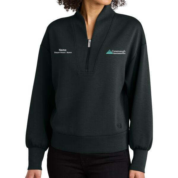 EMB_P - Women's Transcend 1/4 Zip Thumbnail